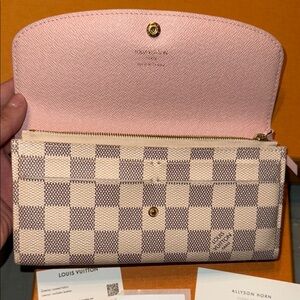 Louis Vuitton Azur Emilie Wallet